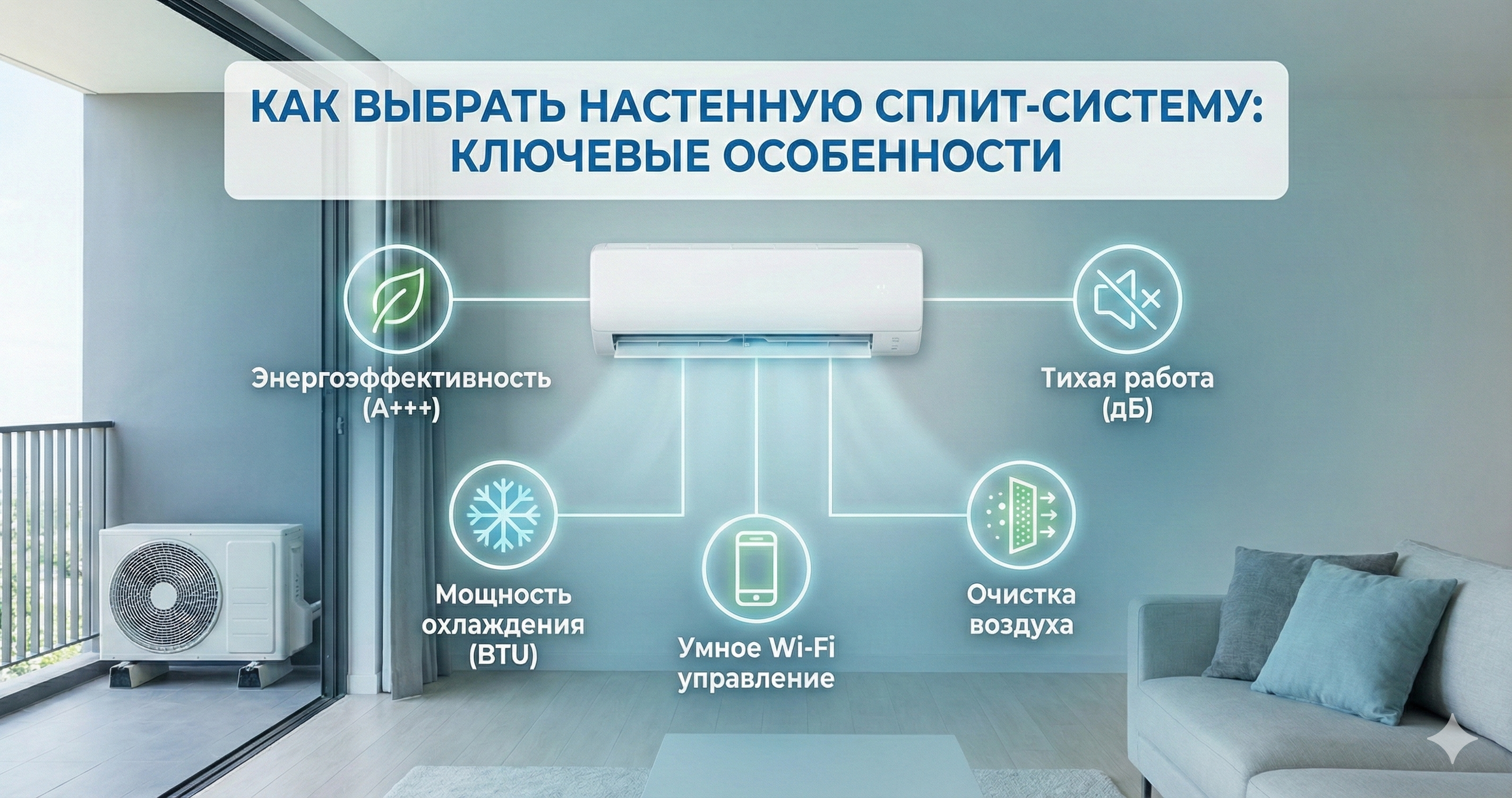 Выбор кондиционера для квартиры: как выбрать и рассчитать мощность